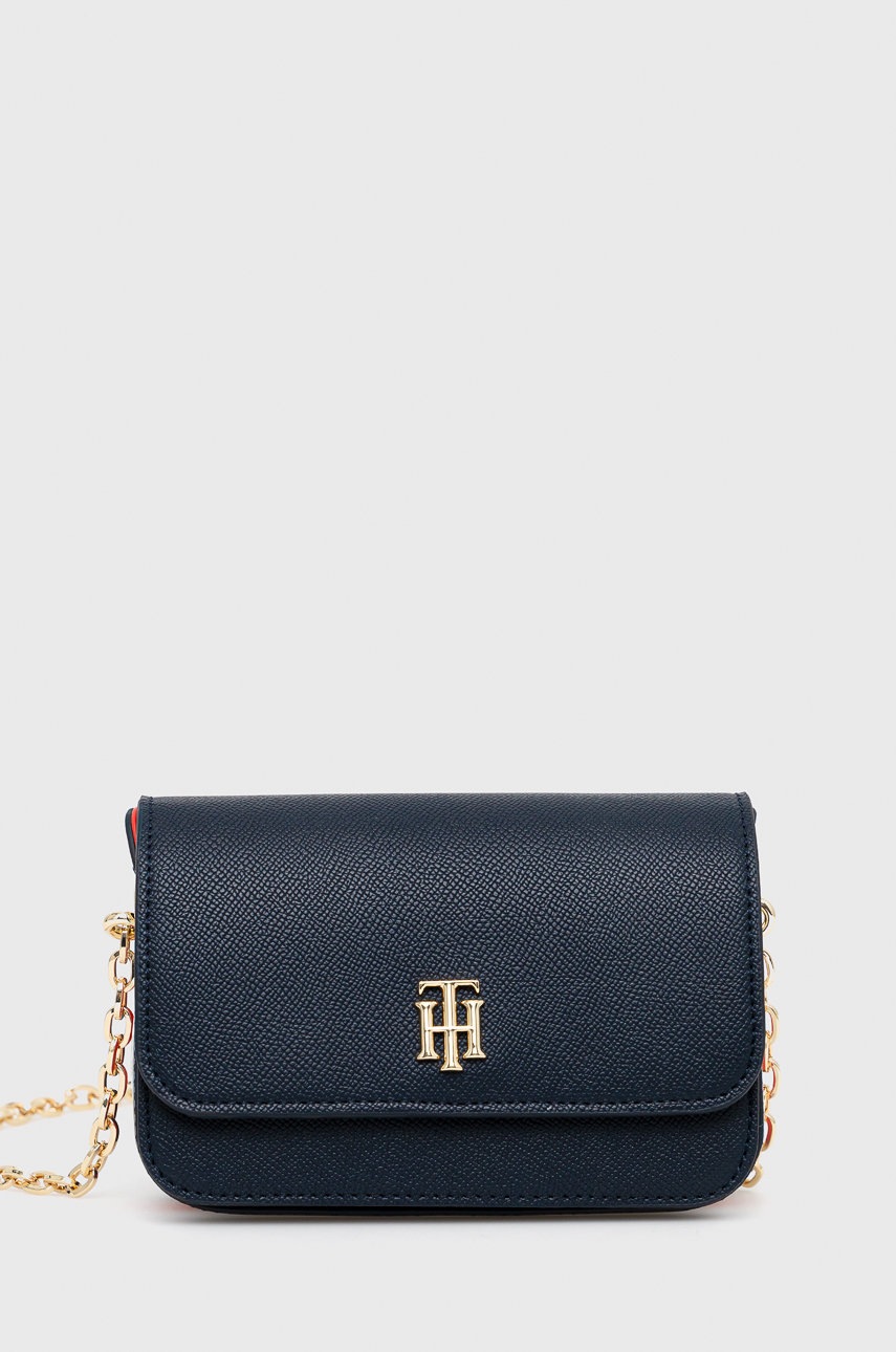 

Чанта Tommy Hilfiger в тъмносиньо, Тъмносин