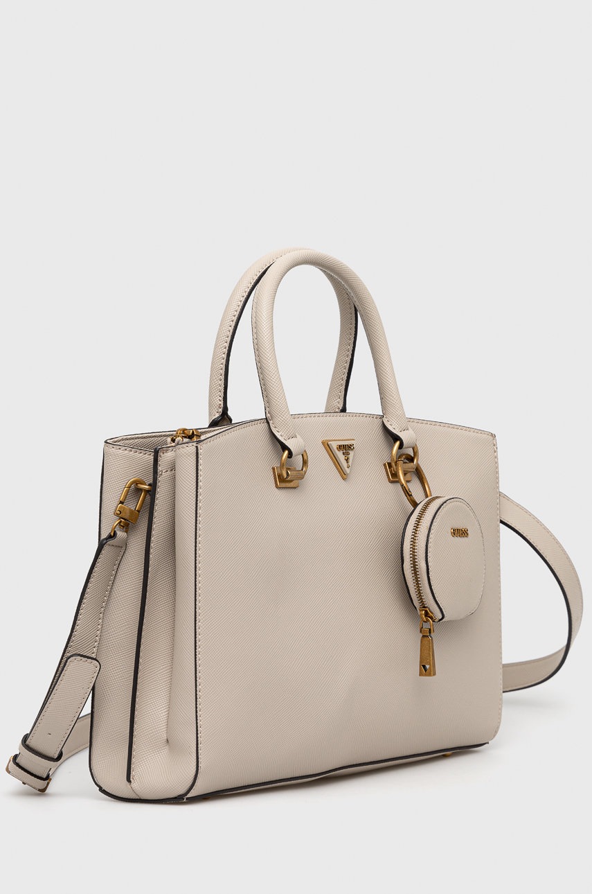 

Сумочка Guess колір бежевий