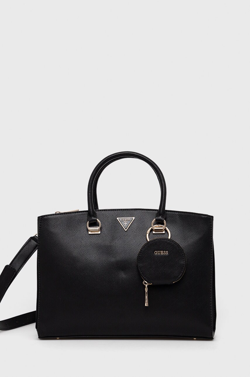 

Чанта Guess в черно, Черен