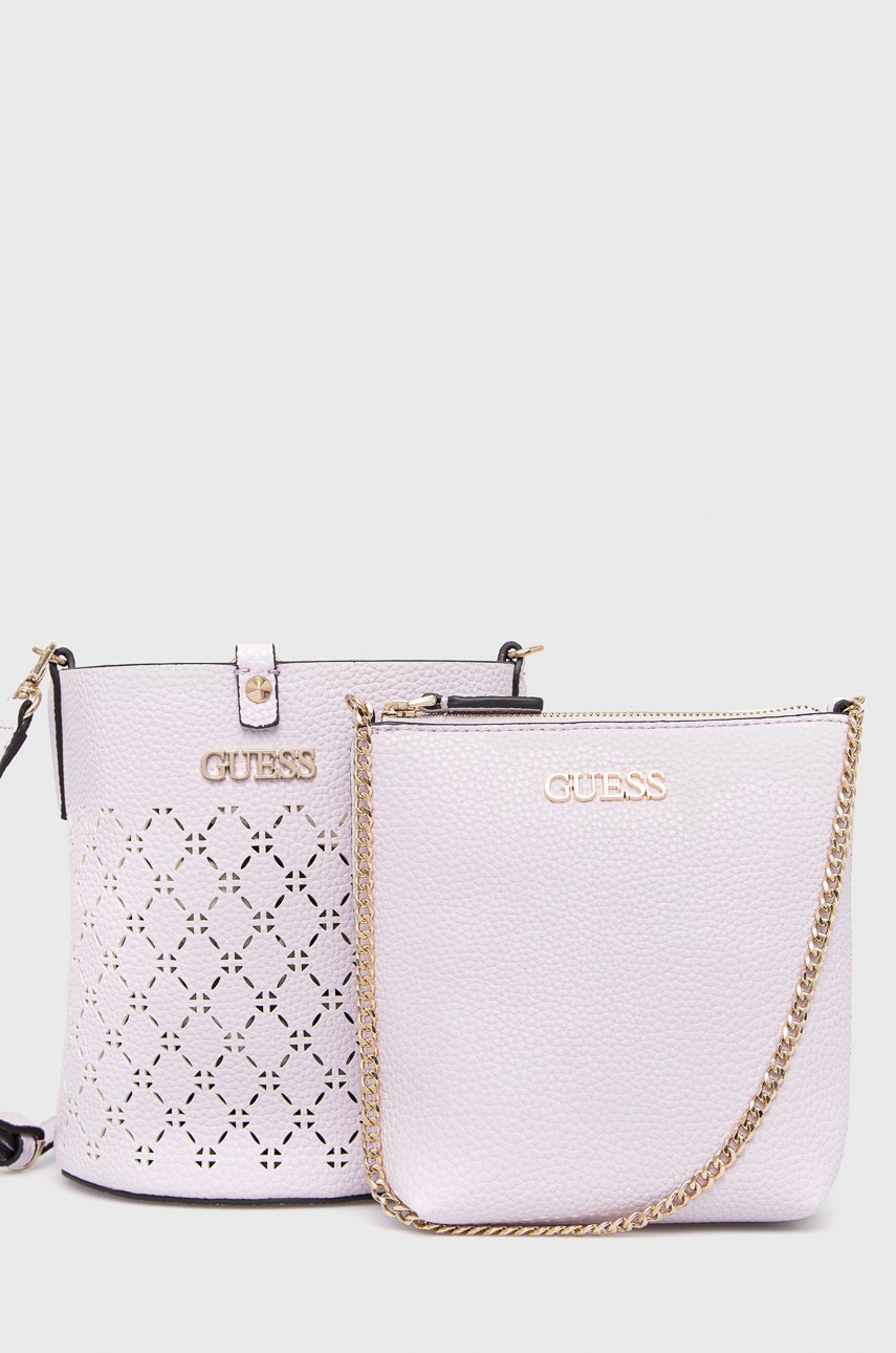 

Чанта Guess в лилаво, Виолетов