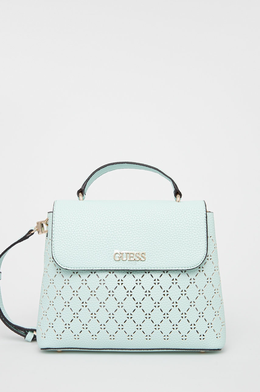 

Чанта Guess в тюркоазено, Тюркоазен