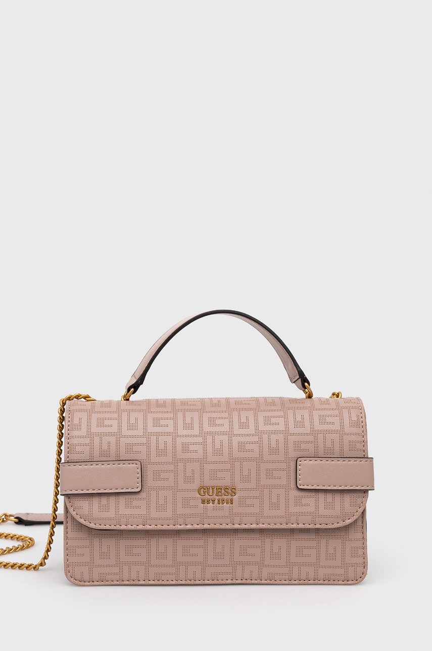 

Чанта Guess в бежово, Бежов