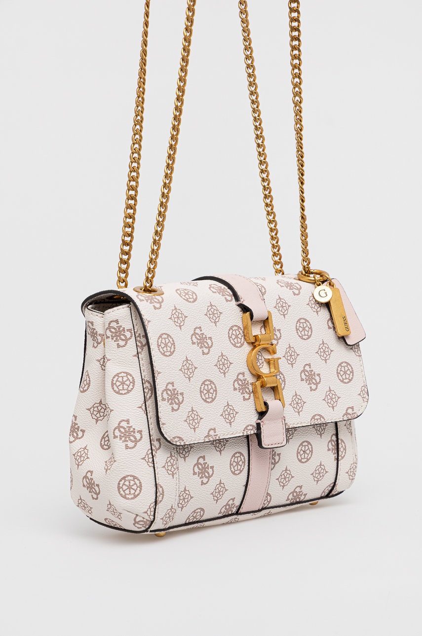 

Сумочка Guess колір бежевий