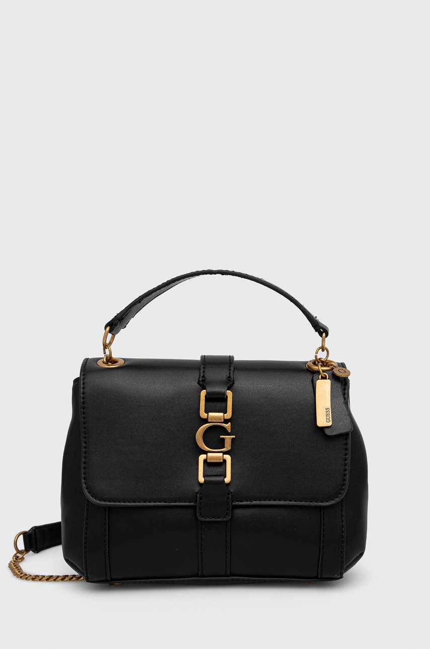 

Чанта Guess в черно, Черен