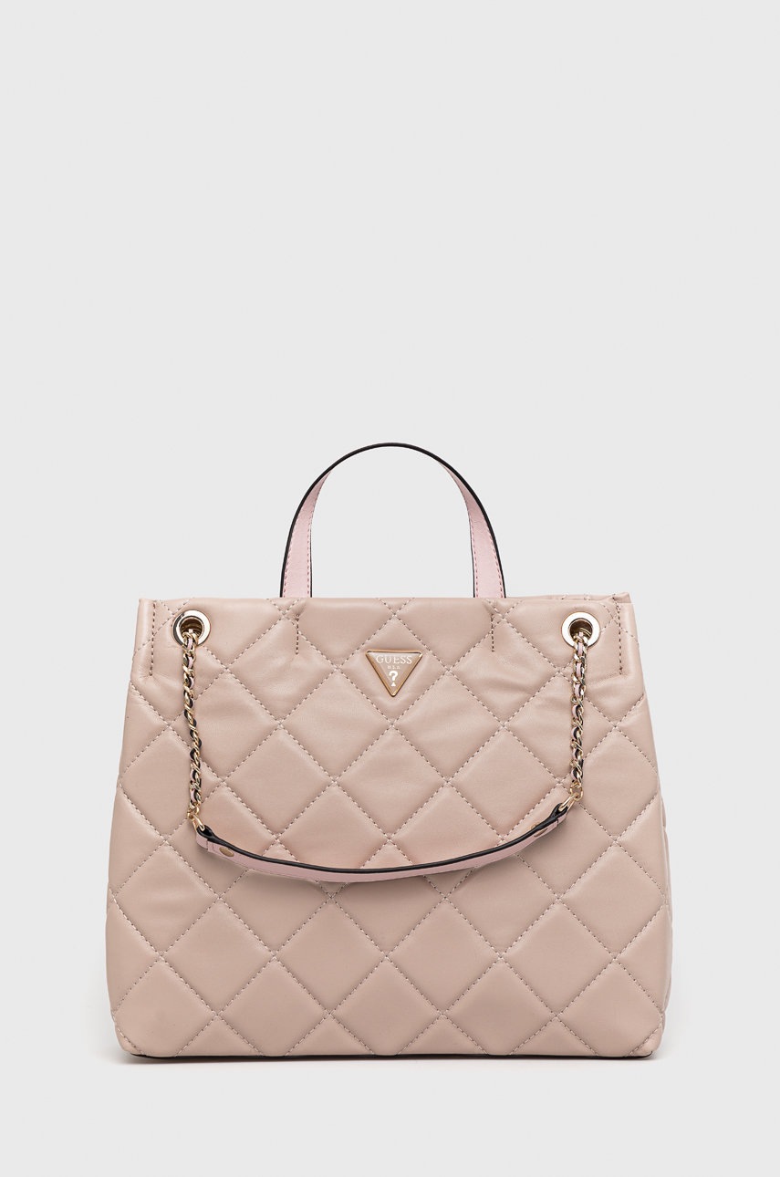 

Чанта Guess в розово, Розов