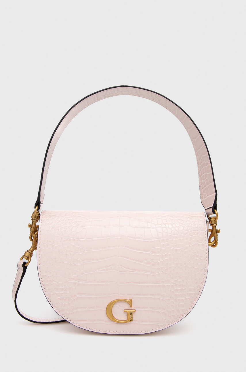 

Чанта Guess в розово, Розов