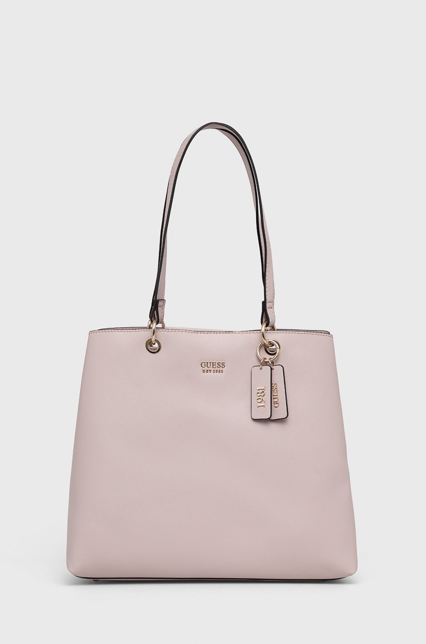 

Чанта Guess в розово, Розов