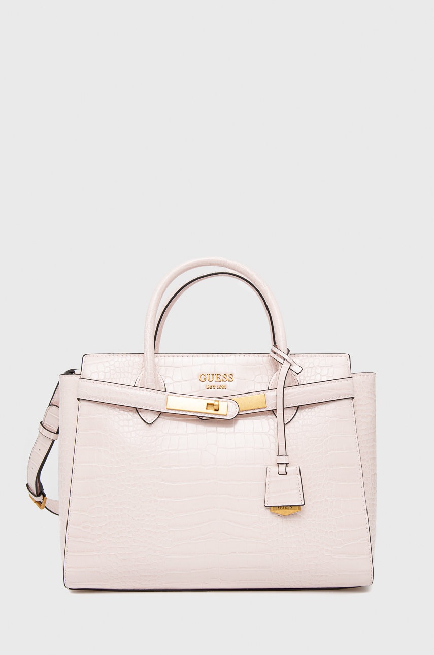 

Чанта Guess в розово, Розов