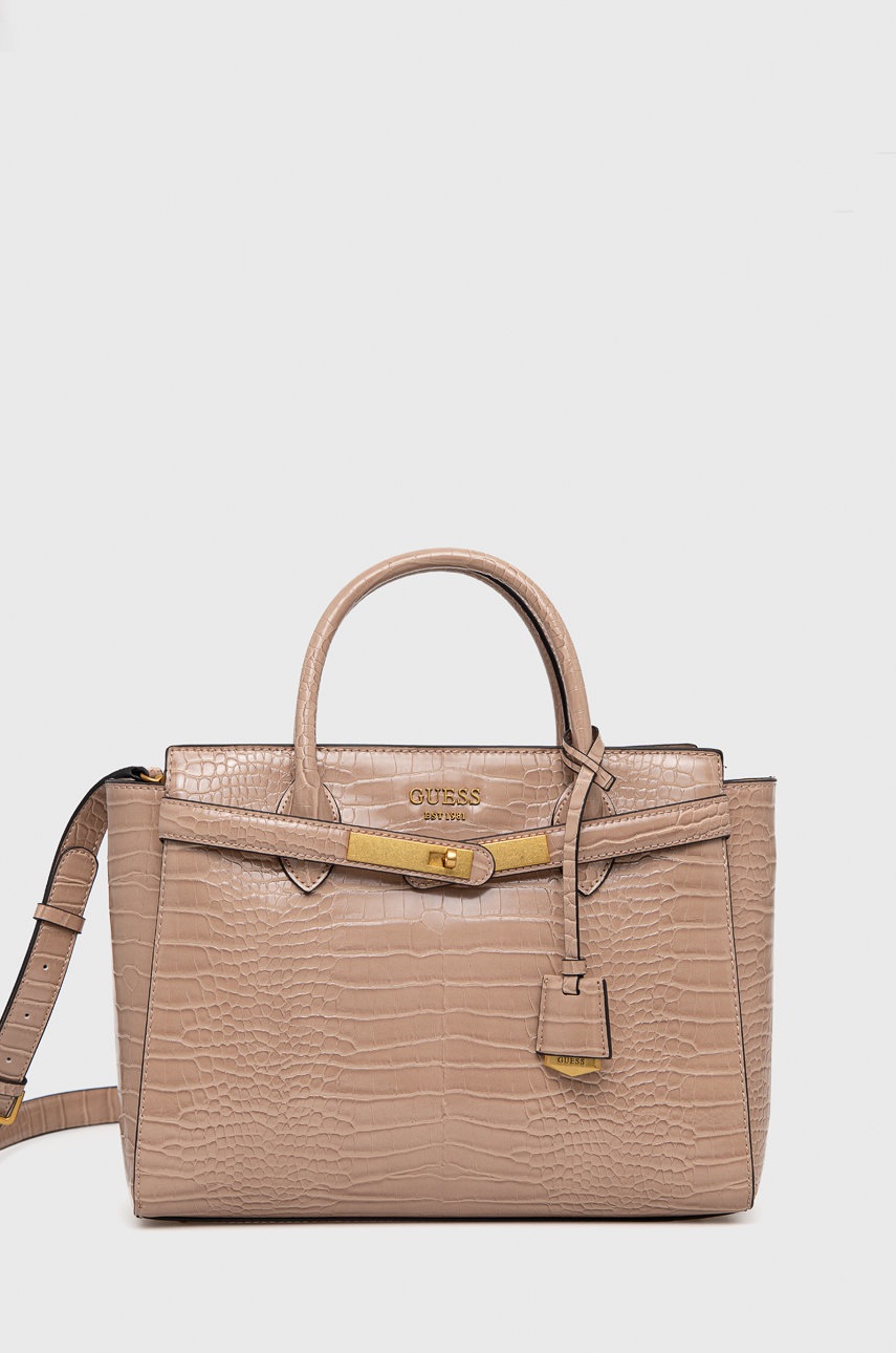 

Чанта Guess в бежово, Бежов