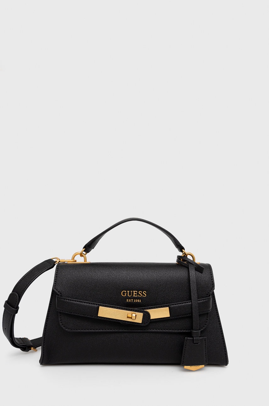 

Чанта Guess в черно, Черен