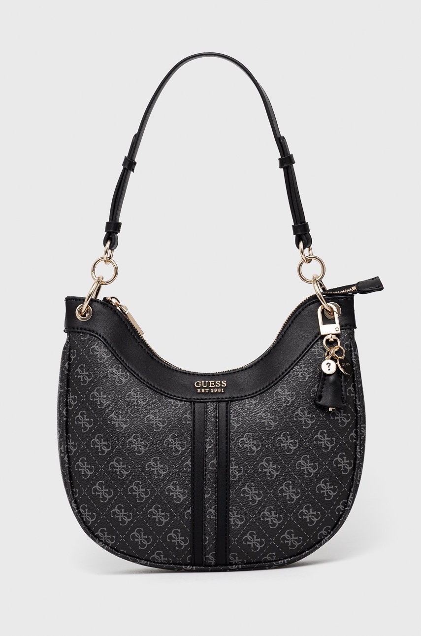 

Чанта Guess в черно, Черен