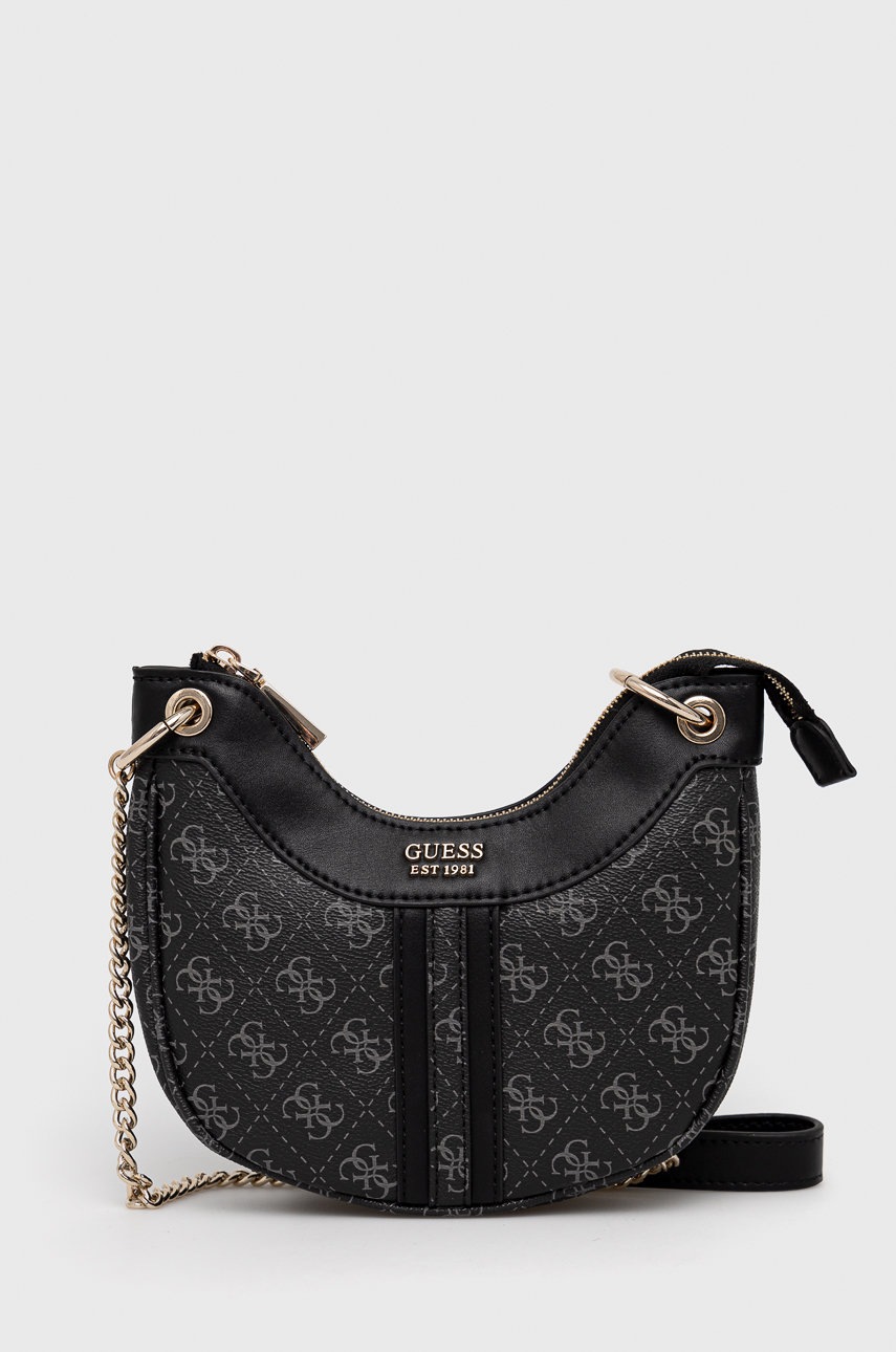 

Чанта Guess в черно, Черен