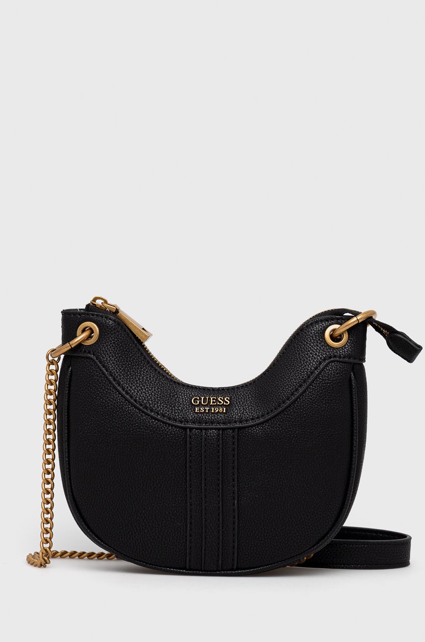 

Чанта Guess в черно, Черен