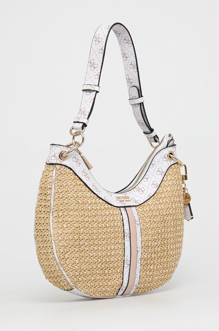

Сумочка Guess колір бежевий