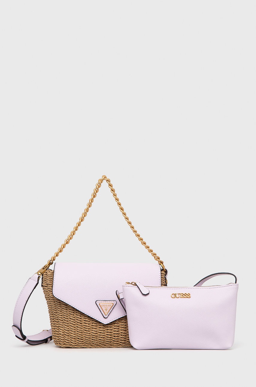 

Чанта Guess в лилаво, Виолетов