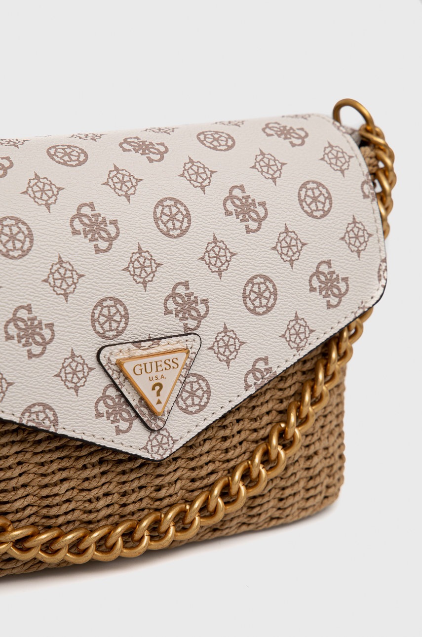 

Сумочка Guess колір бежевий