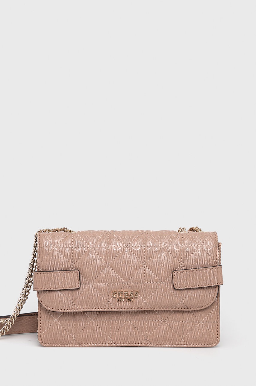 

Чанта Guess в бежово, Бежов