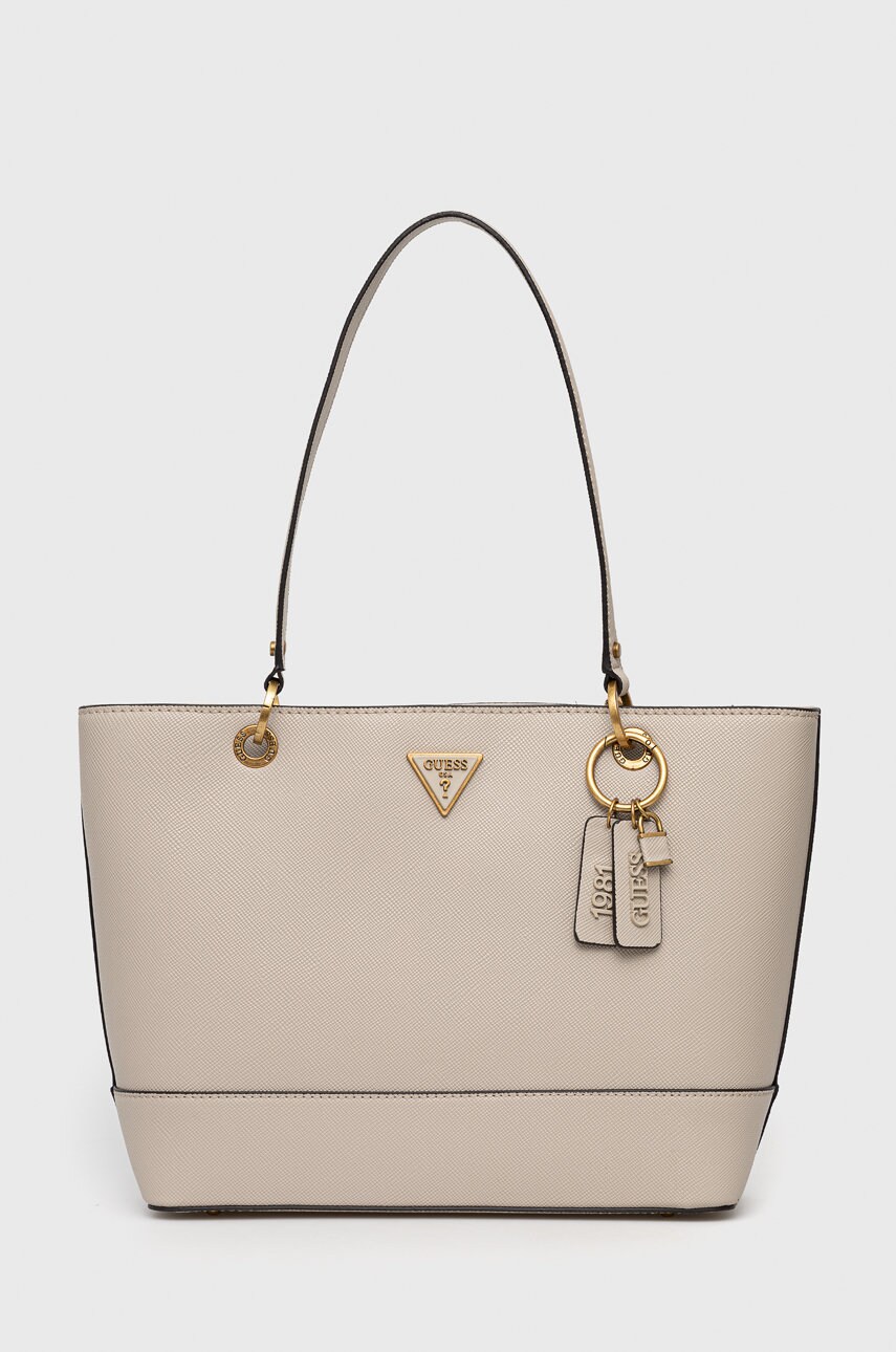 

Чанта Guess в бежово, Бежов
