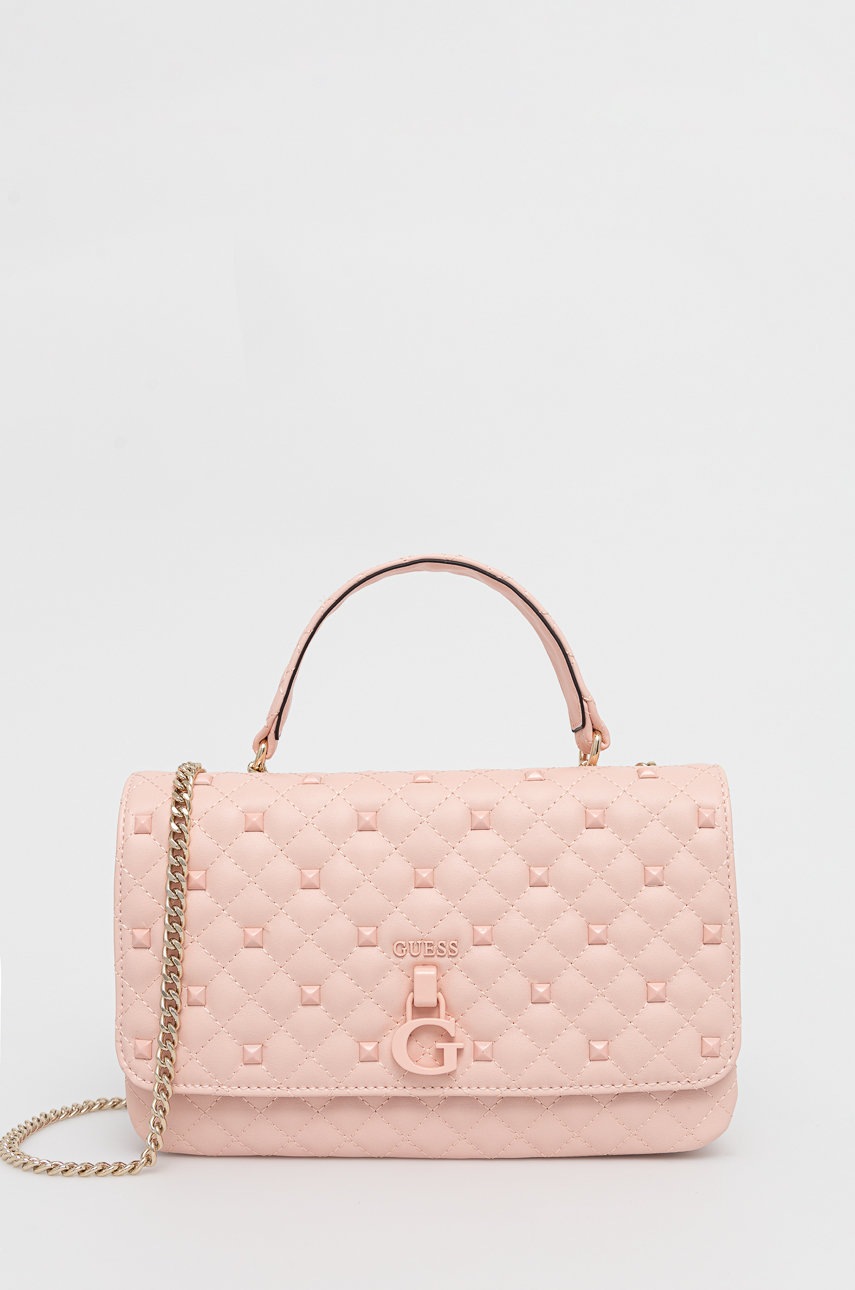 

Чанта Guess в розово, Розов