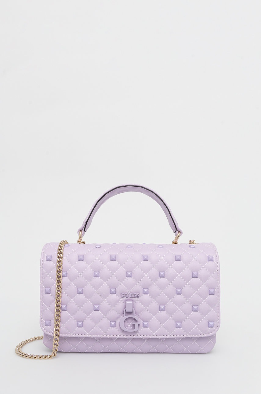 

Чанта Guess в лилаво, Виолетов