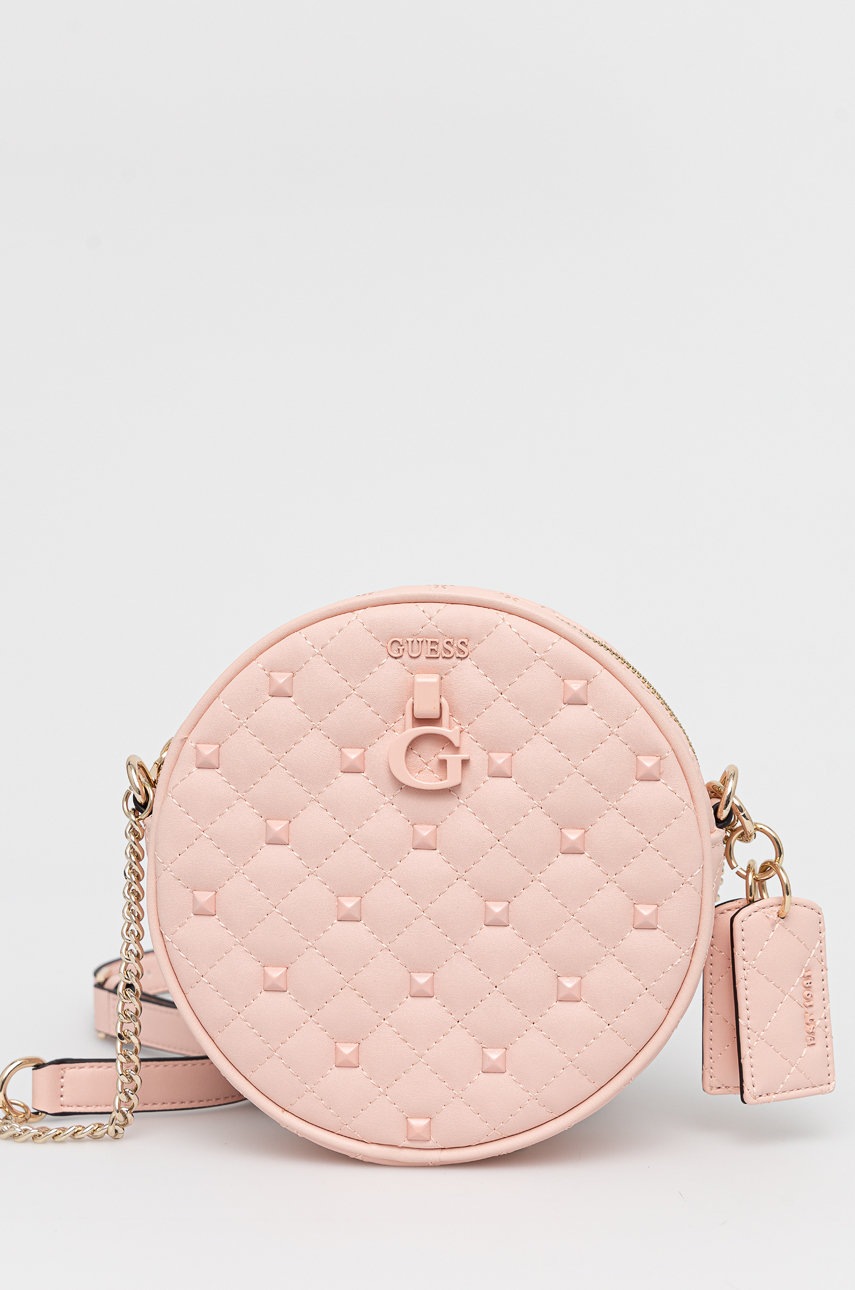 

Чанта Guess в розово, Розов