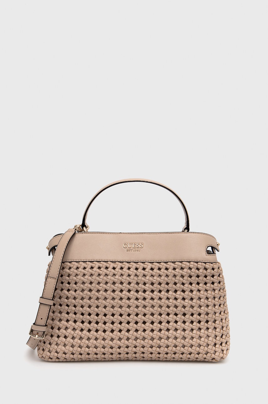 

Чанта Guess в бежово, Бежов