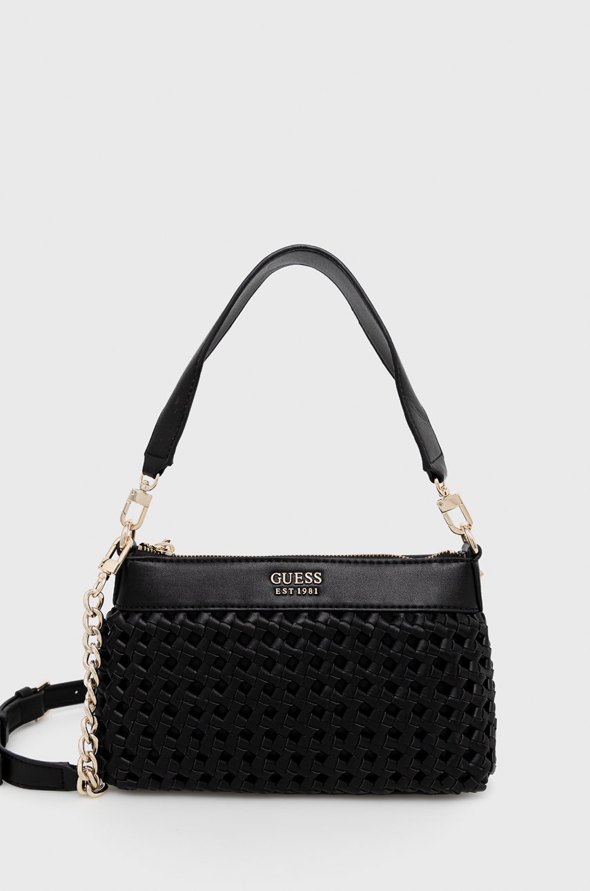 

Чанта Guess в черно, Черен