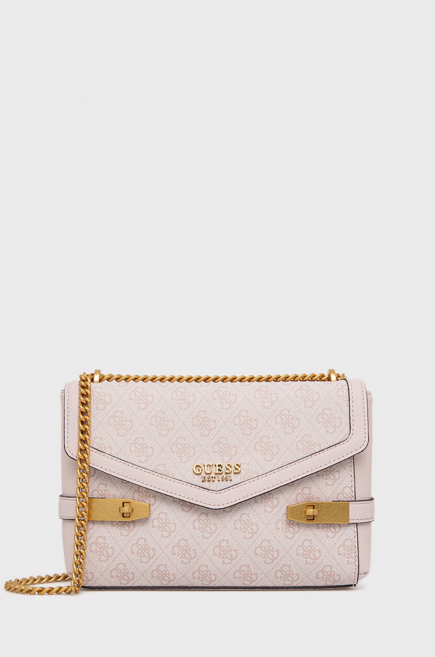 

Чанта Guess в розово, Розов