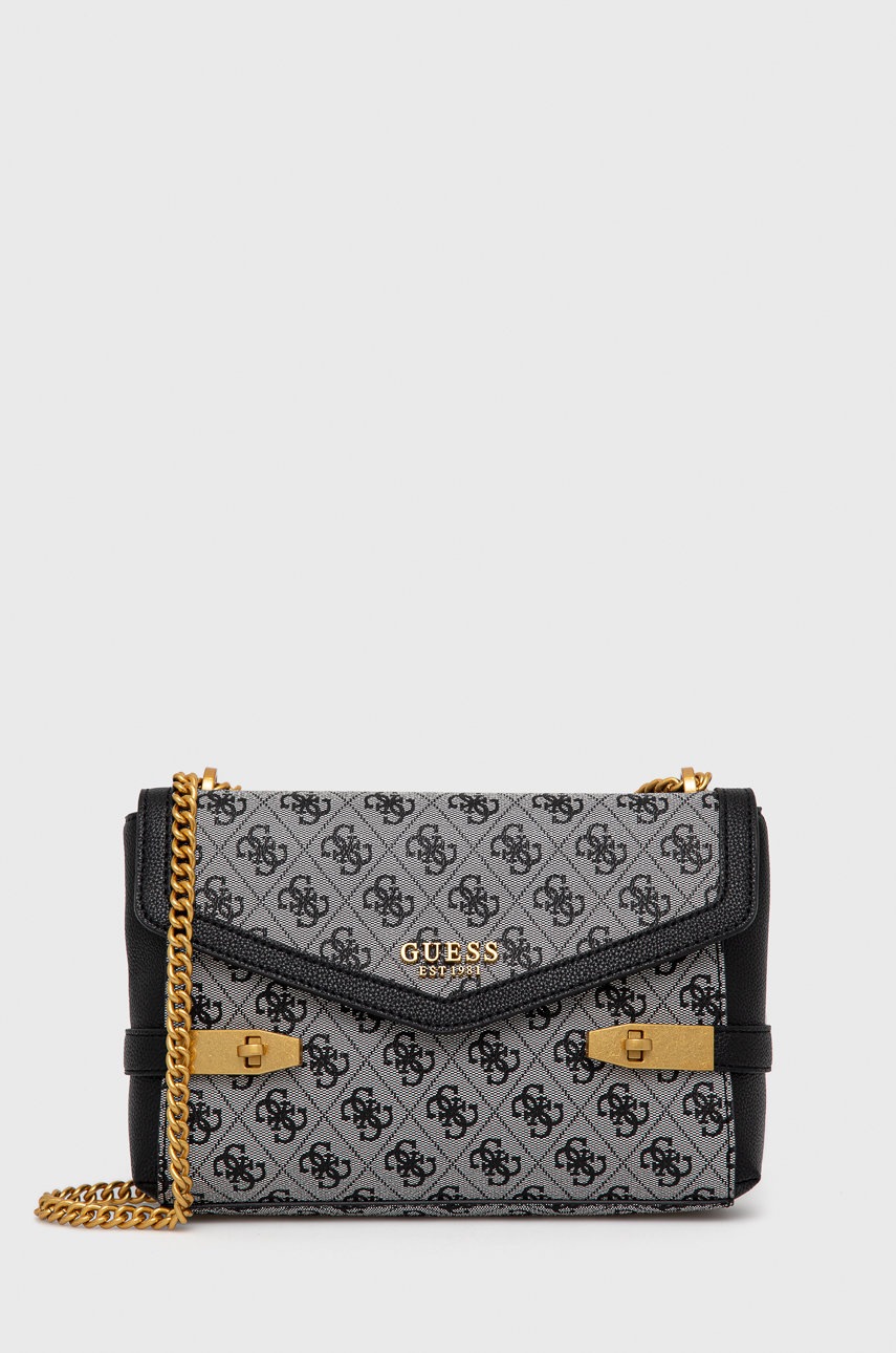 

Чанта Guess в черно, Черен