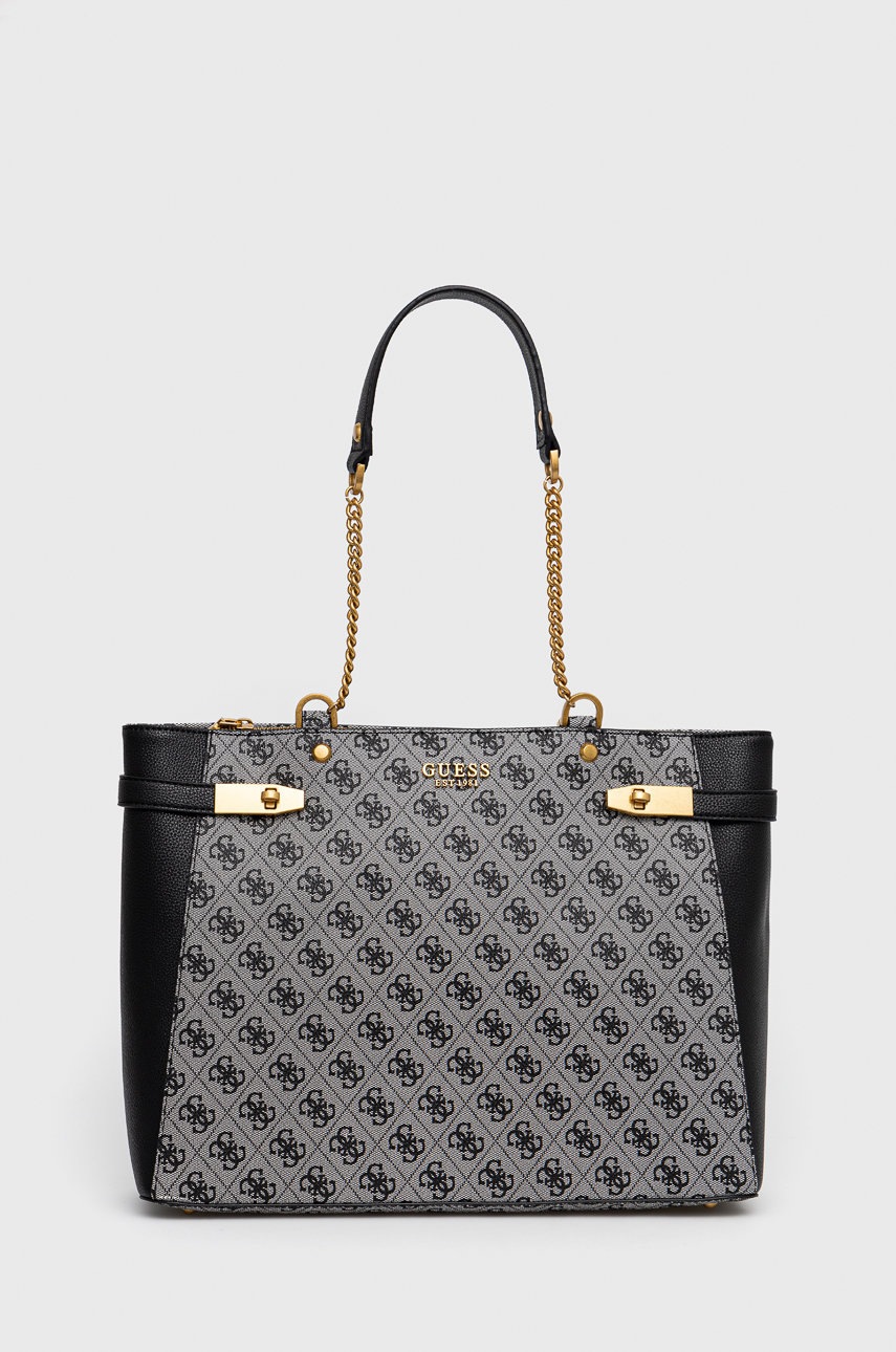 

Чанта Guess в черно, Черен