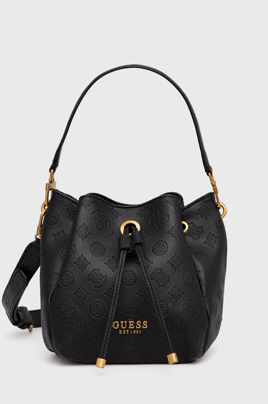 

Чанта Guess в черно, Черен