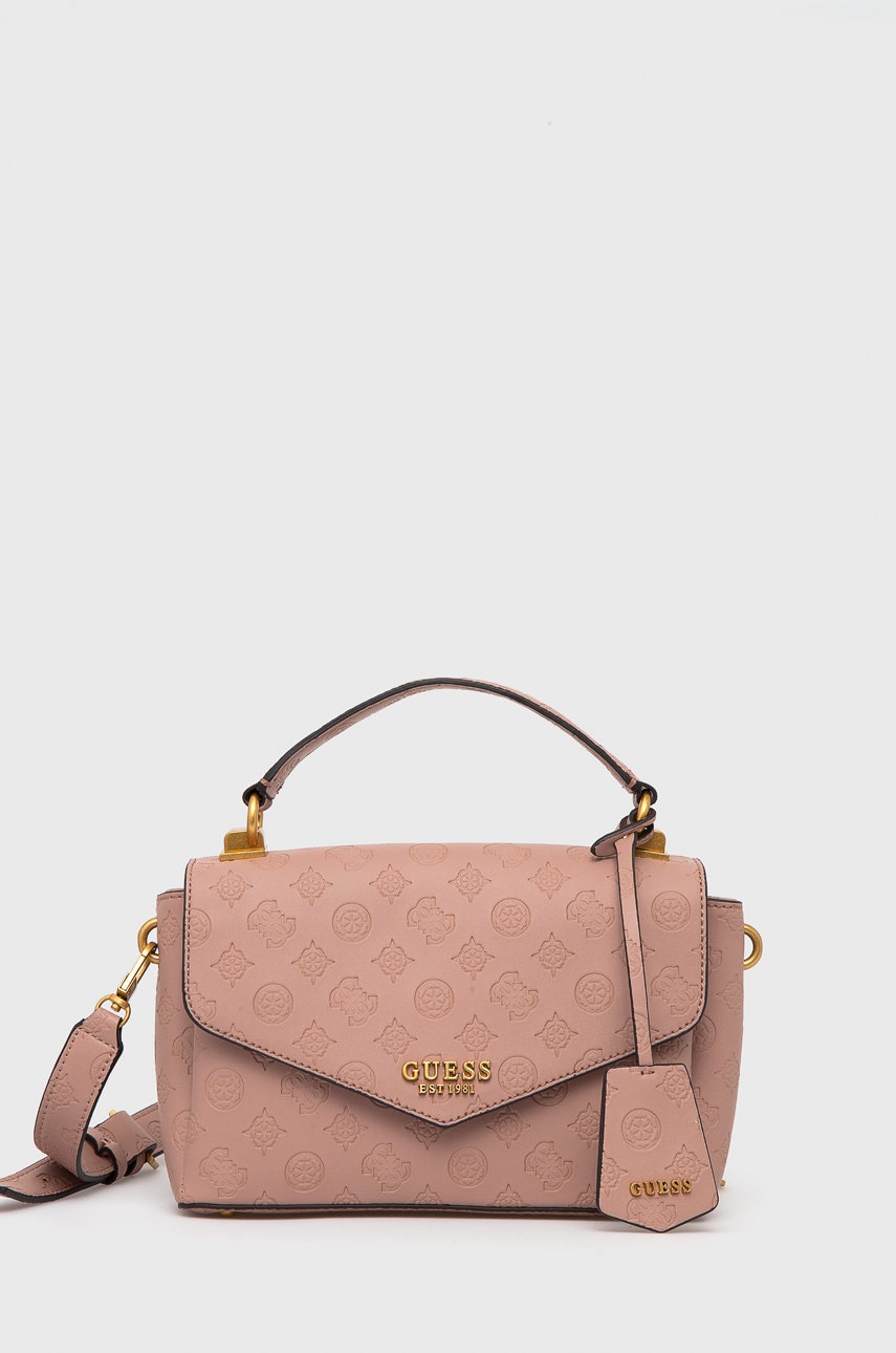 

Чанта Guess в розово, Розов