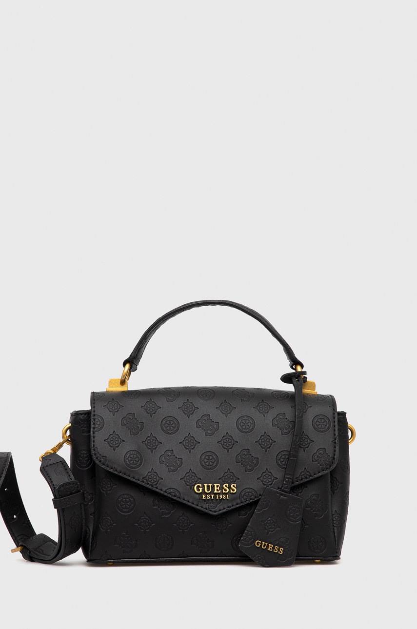 

Чанта Guess в черно, Черен