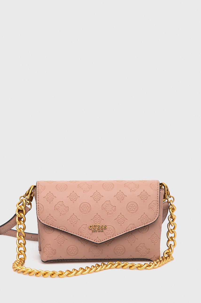 

Чанта Guess в розово, Розов