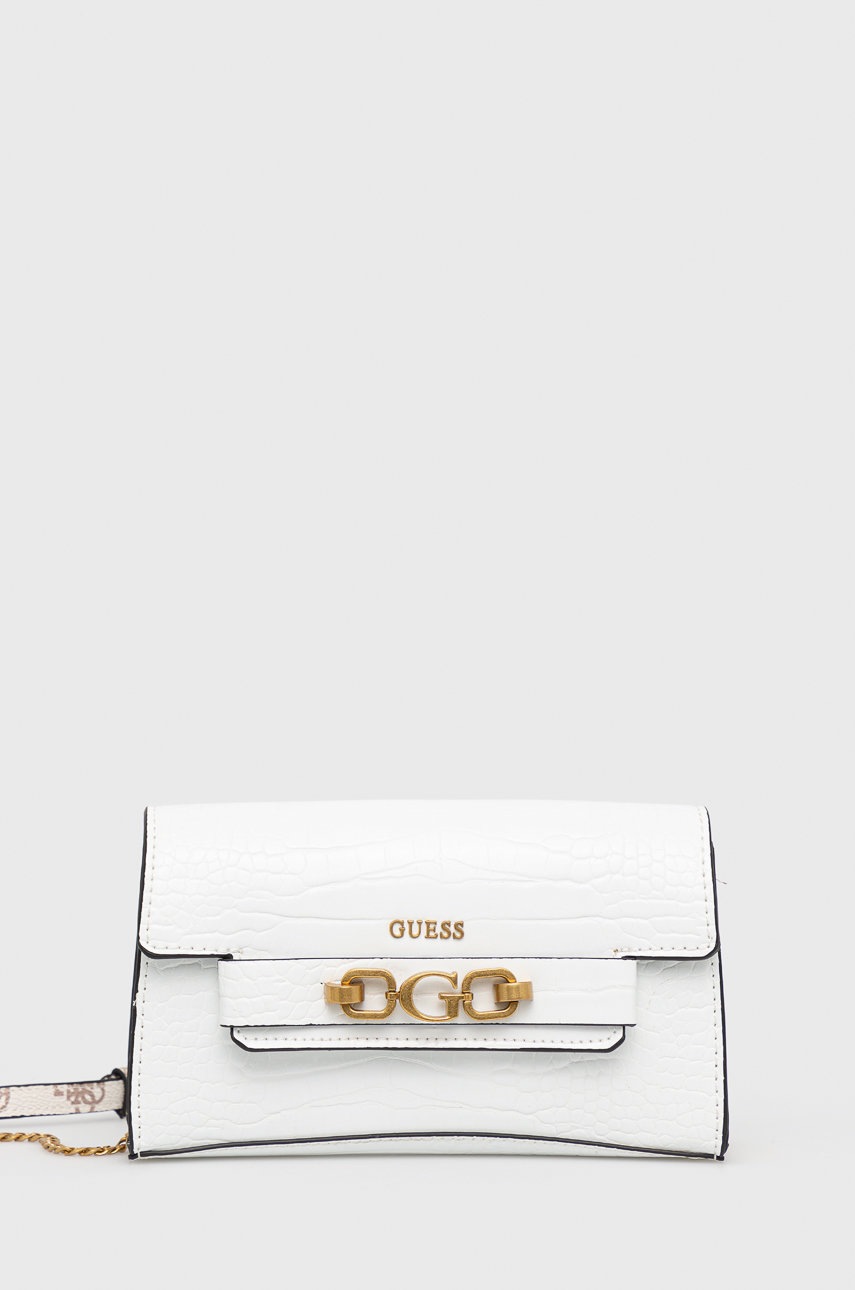 

Чанта Guess в бяло, Бял