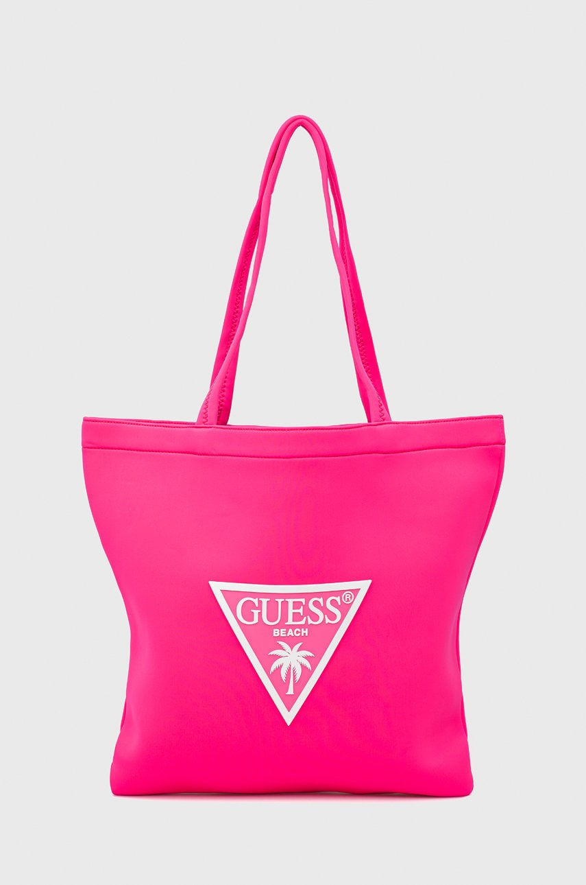 

Сумка Guess цвет розовый