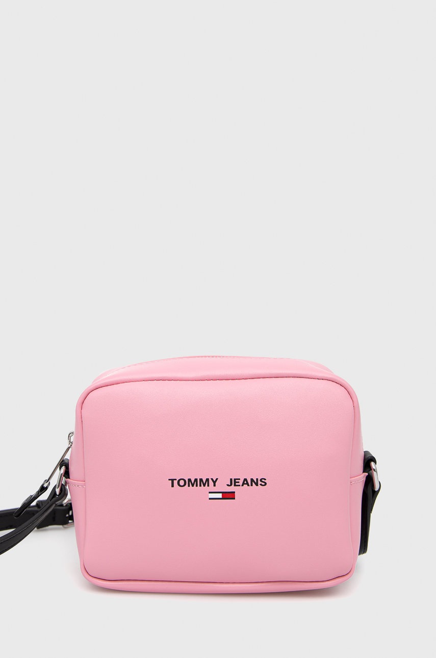 

Чанта Tommy Jeans в розово, Розов