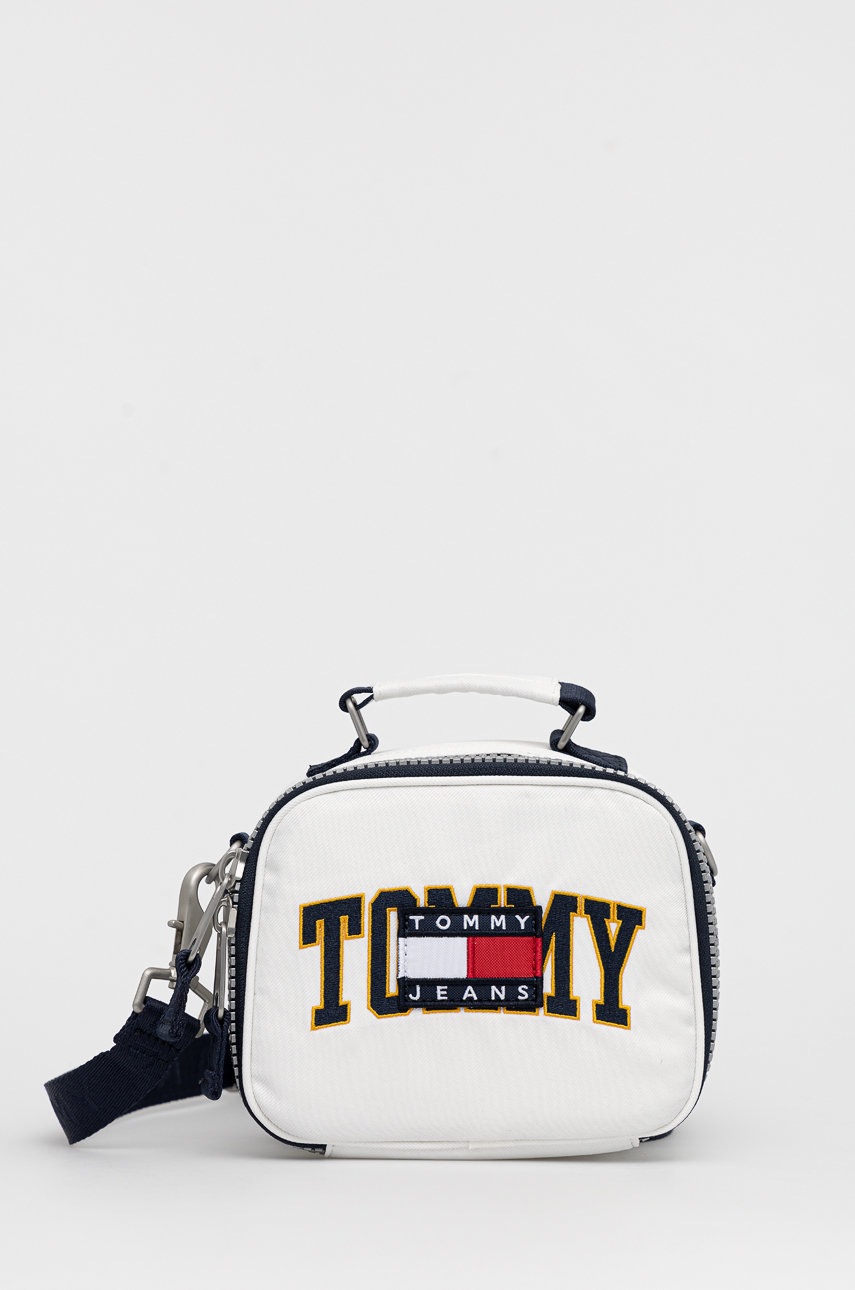 

Чанта Tommy Jeans в бяло, Бял