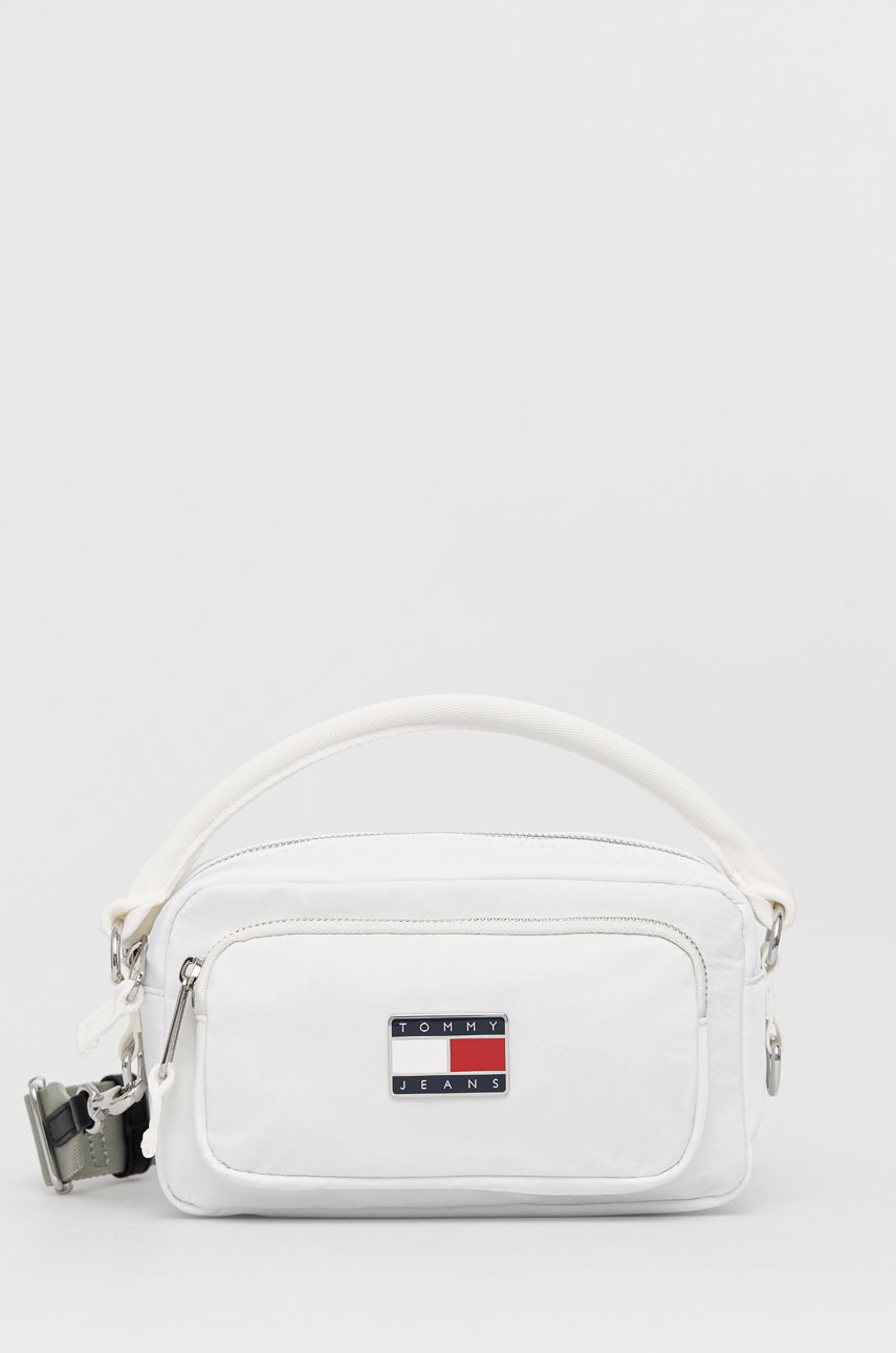 

Чанта Tommy Jeans в бежово, Бял