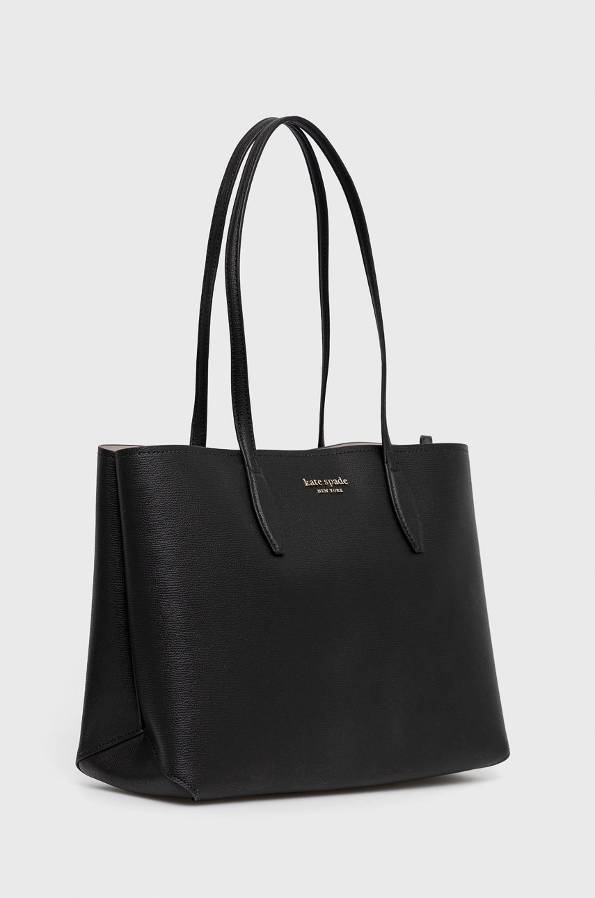

Шкіряна сумочка Kate Spade колір чорний