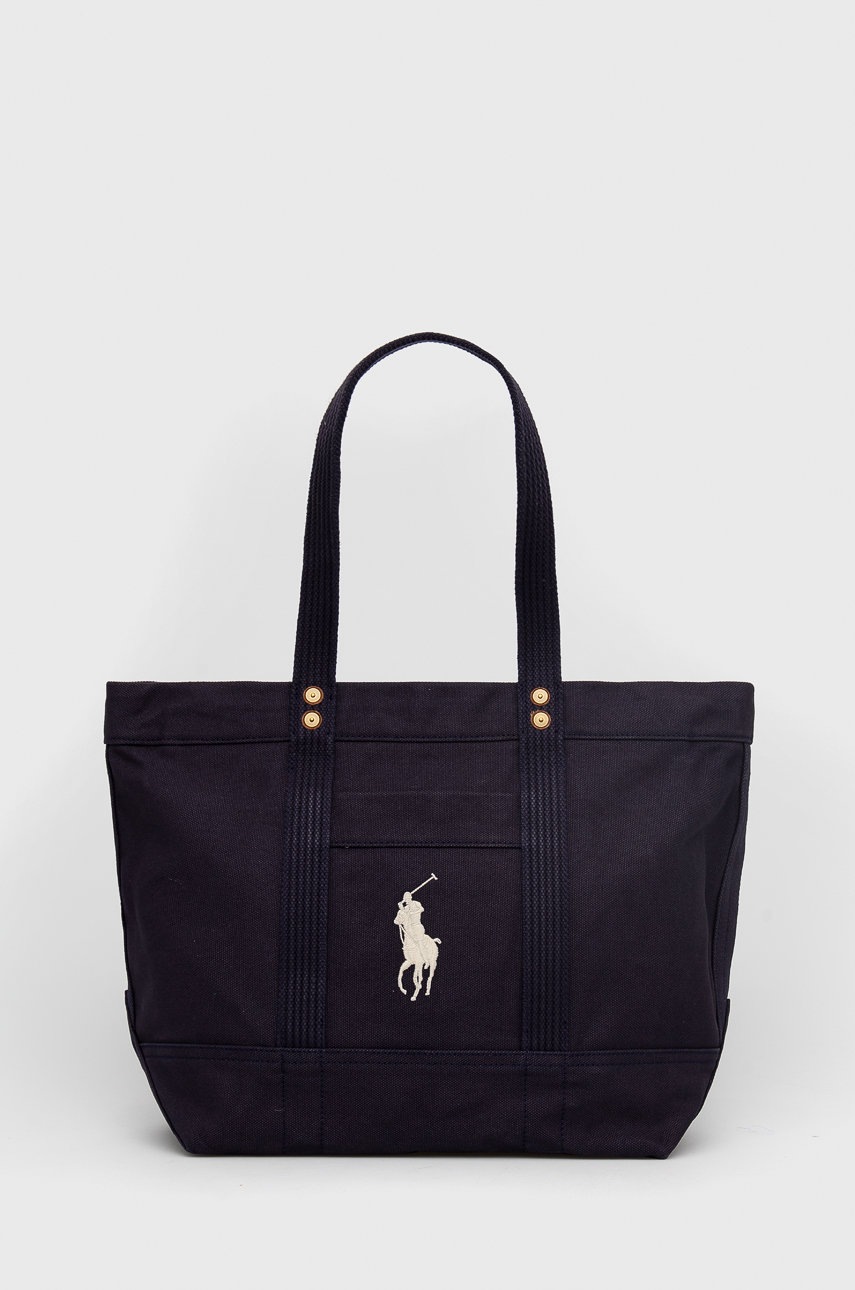 

Чанта Polo Ralph Lauren в тъмносиньо, Тъмносин