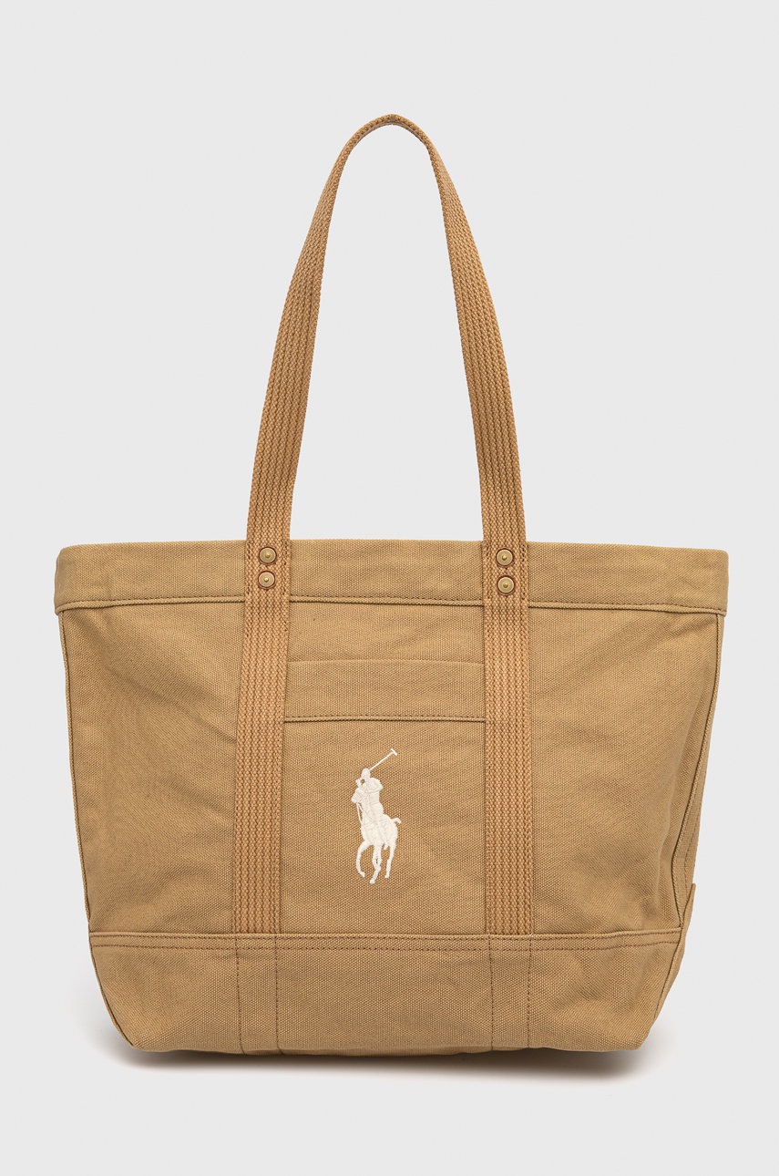 

Чанта Polo Ralph Lauren в бежово, Бежов