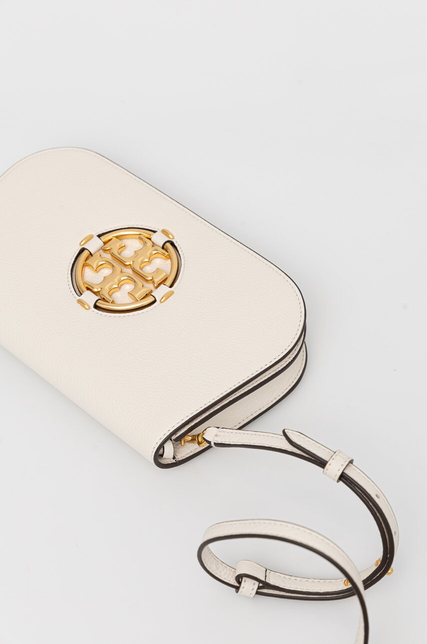 

Шкіряна сумочка Tory Burch колір жовтий