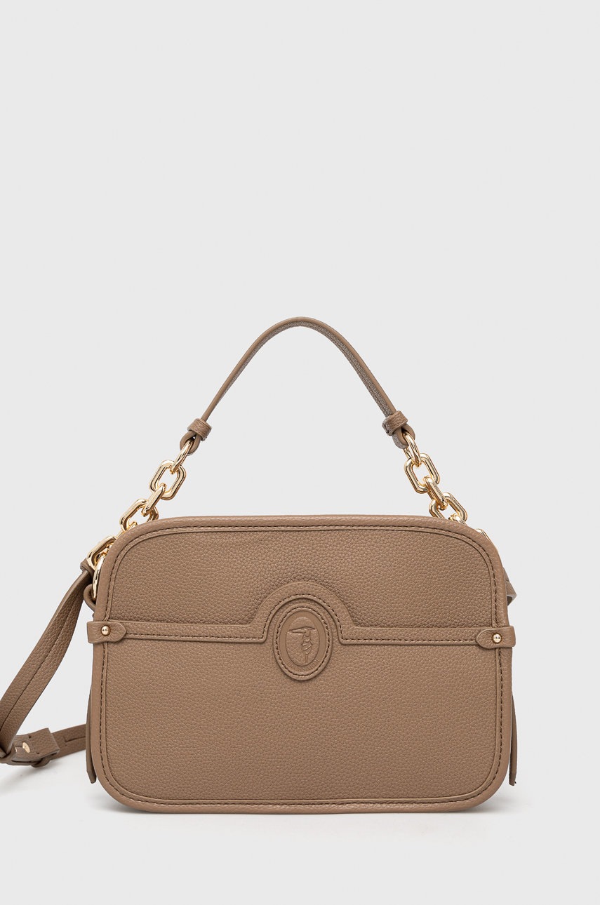 

Чанта Trussardi в бежово, Бежов