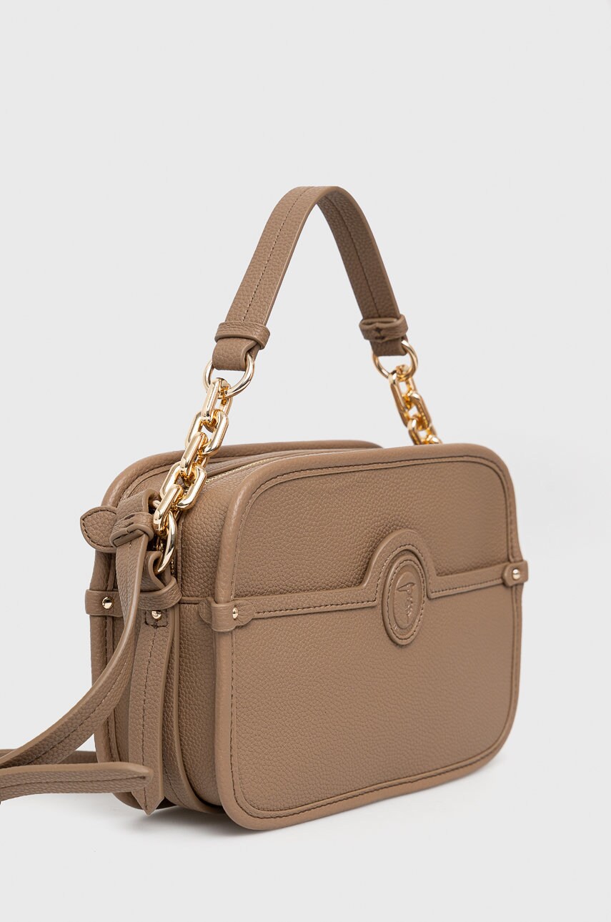 

Сумочка Trussardi колір бежевий