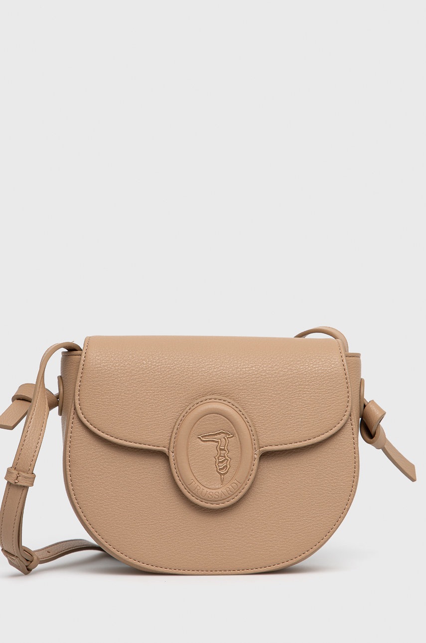 

Чанта Trussardi в бежово, Бежов