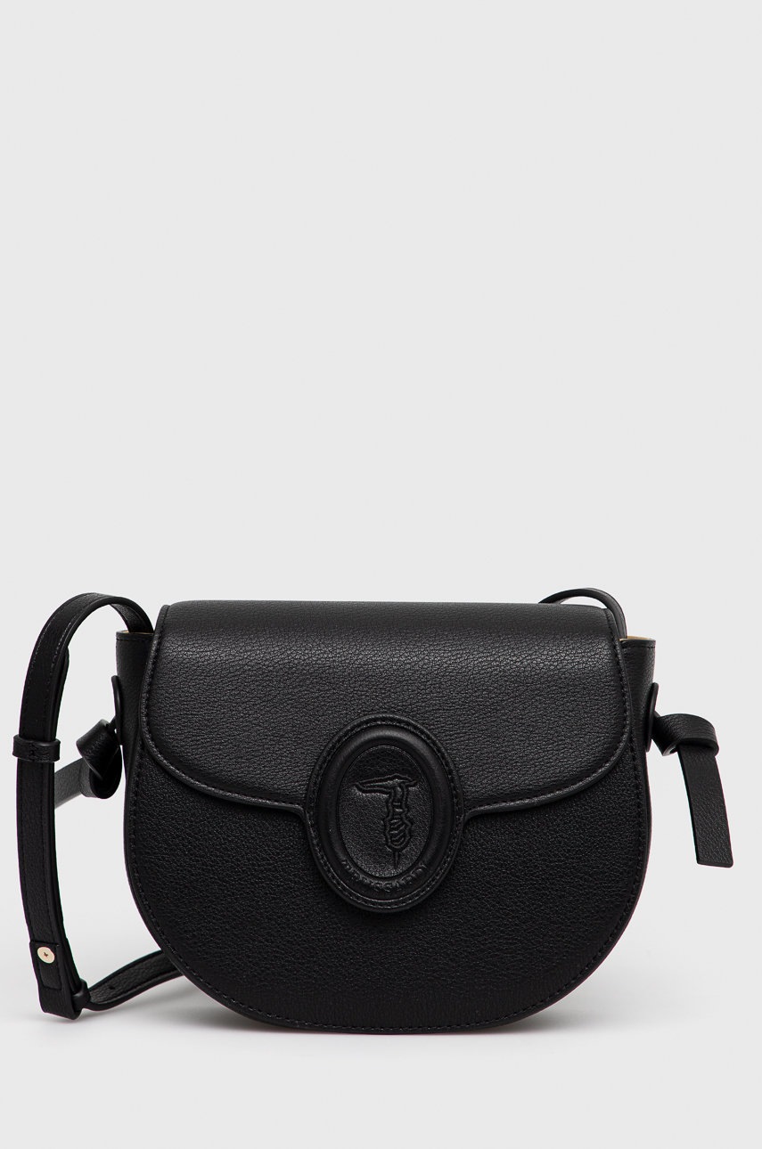 

Чанта Trussardi в черно, Черен