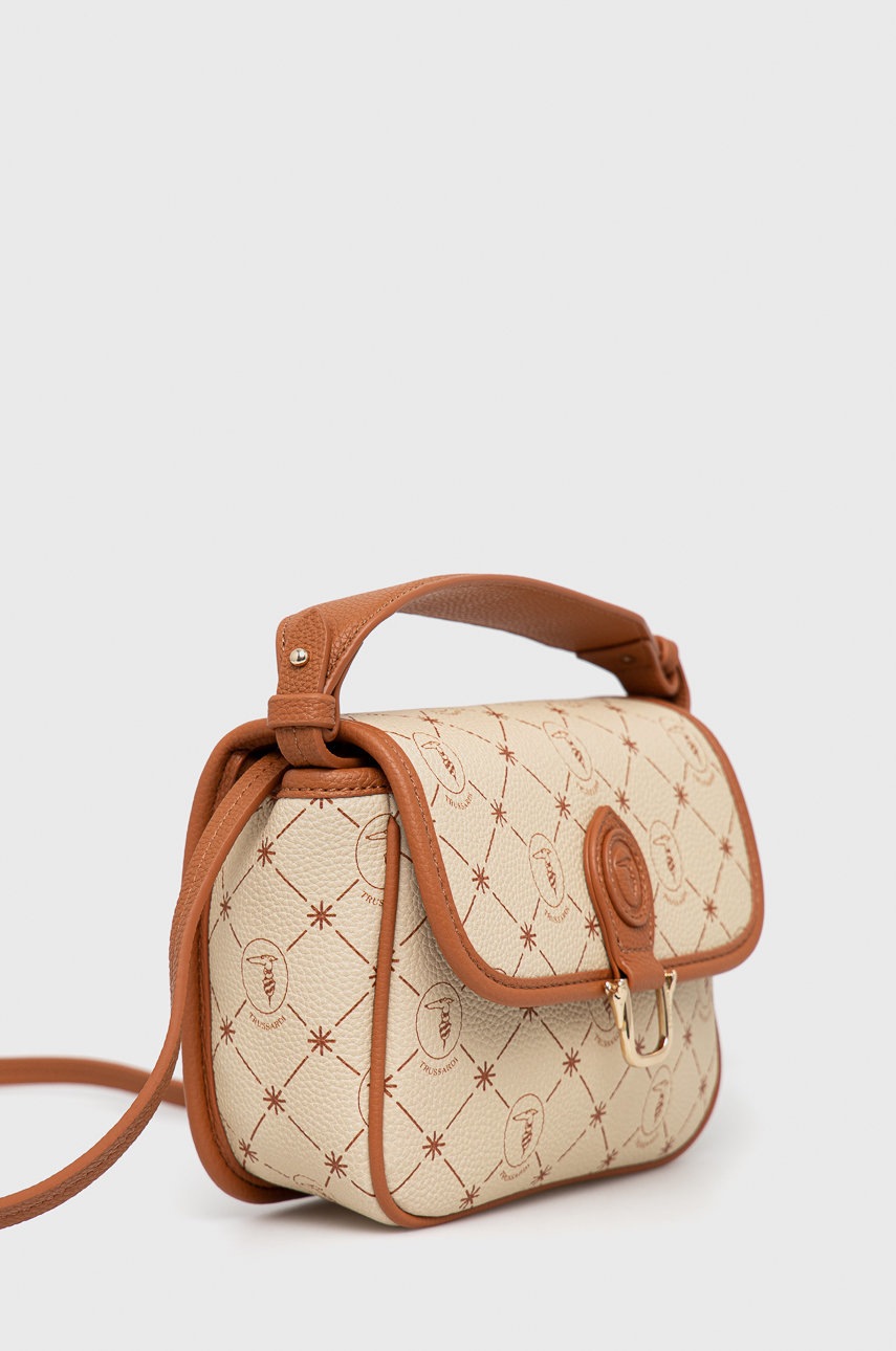 

Сумочка Trussardi колір бежевий