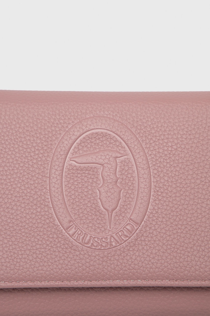 

Клатч Trussardi цвет розовый