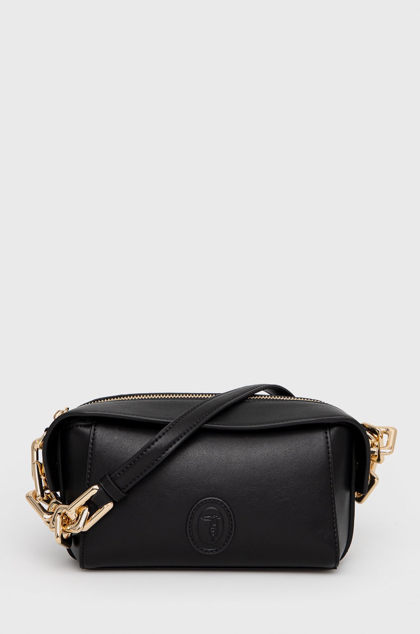 

Чанта Trussardi в черно, Черен